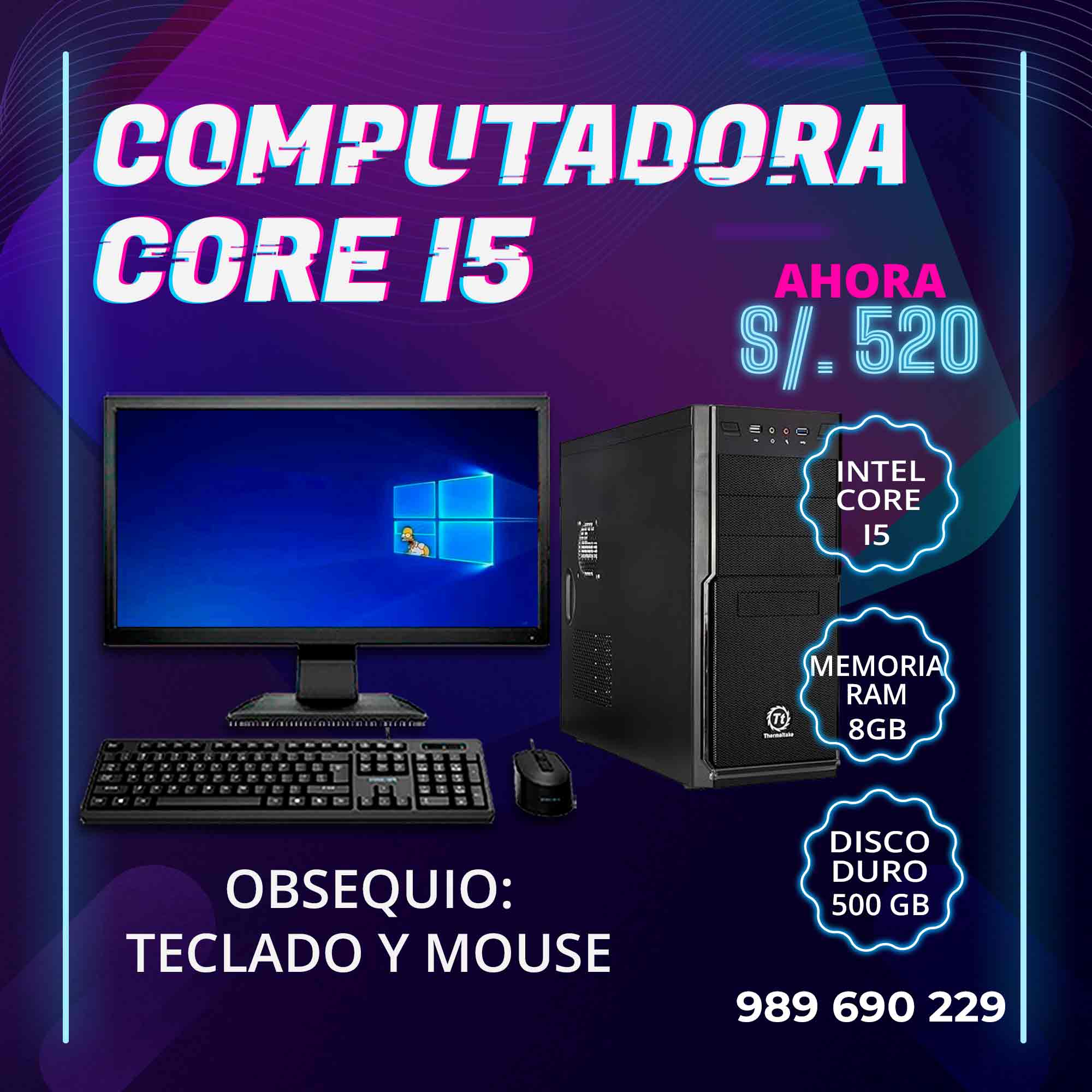 COMPUTADORA THERMALTAKE CORE I5 EN OFERTA